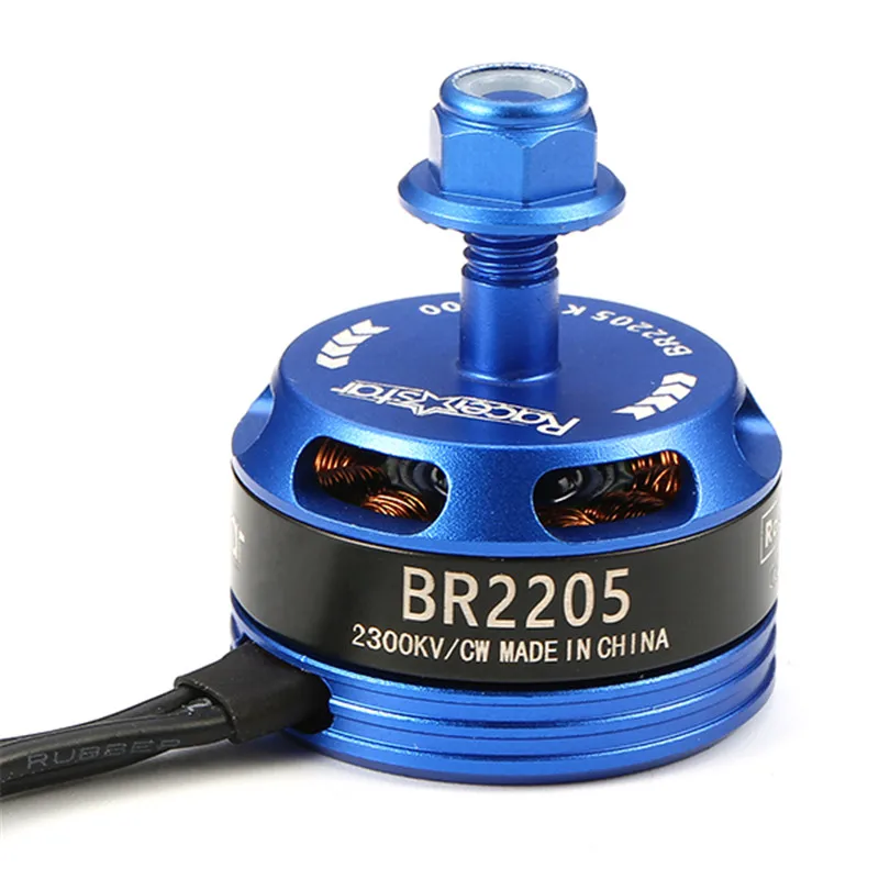 4 шт. Racerstar Racing Edition 2205 BR2205 2300KV 2 4S бесщеточный двигатель CW/CCW темно синий для QAV250 ZMR250