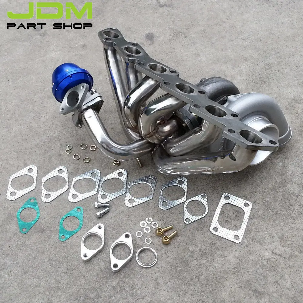 GT3582 Турбокомпрессор+ выпускной коллектор+ мусорный отсек для Nissan Skyline R33 R34 RB25DET RB20