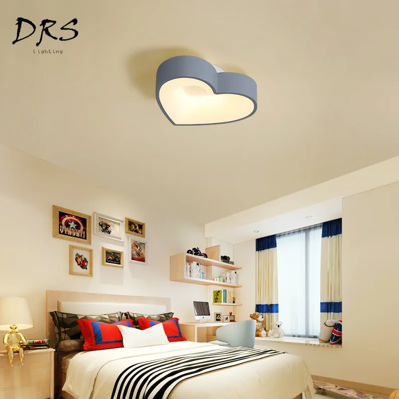 Lustre Led современная детская комната люстра мальчик спальня теплый RC для
