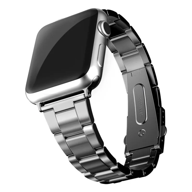 Роскошный металлический ремешок из нержавеющей стали для apple watch 42 мм 38 iWatch 4 3 2 1
