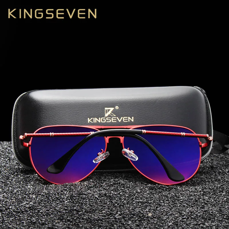 KINGSEVEN поляризованные солнцезащитные очки унисекс Поляризованные алюминиевые