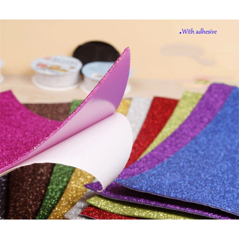 Бумага для творчества 10 шт./лот с клейкой губкой лист из пеноматериала перфоратор