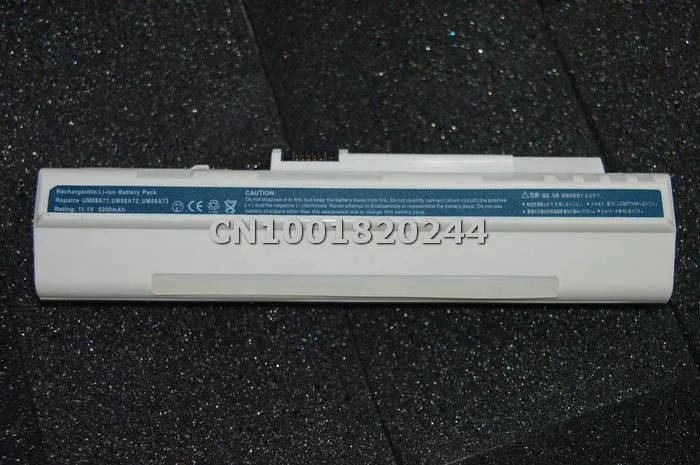 Аккумулятор Apexway для ноутбука Acer Aspire One 4400 мач A110 A150 ZG5 UM08A71 UM08A72 UM08A73 UM08B74 UM08A31