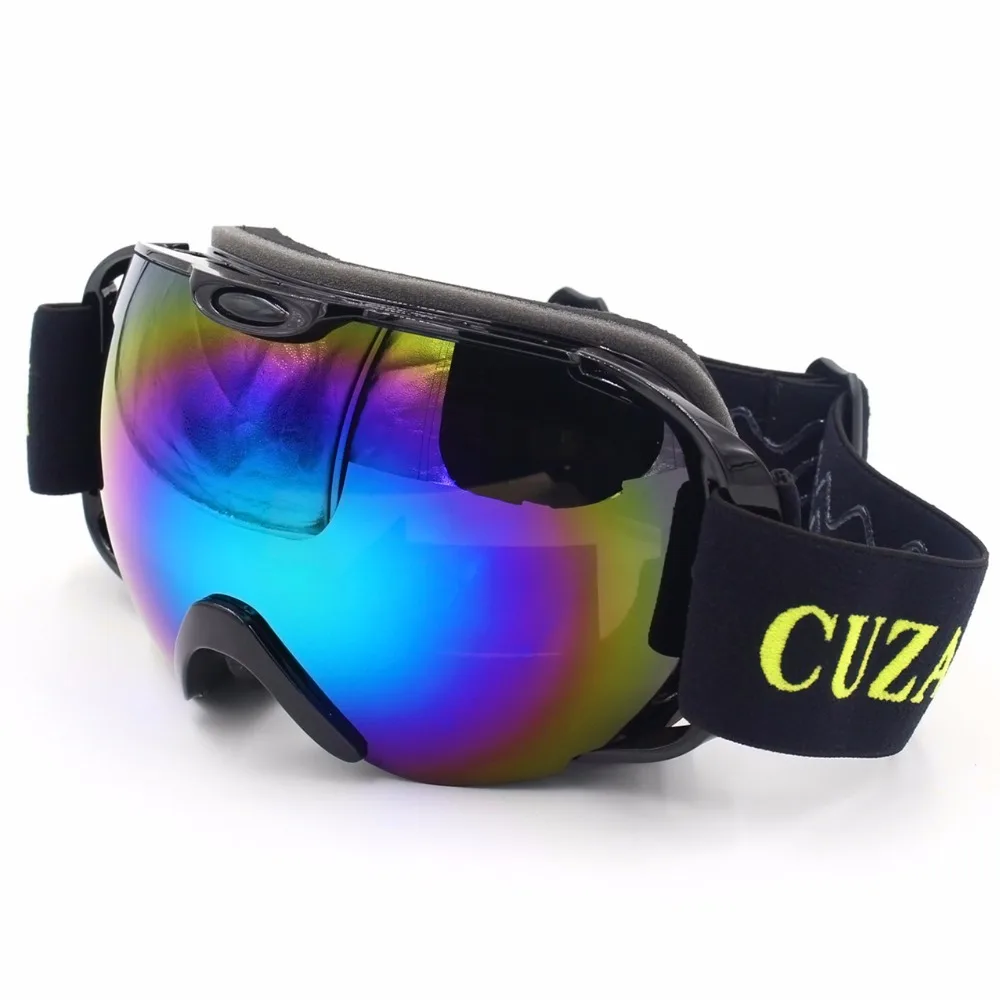 Cuzaekii HX 012 лыжные Сноубординг очки UV400 Анти туман двойные линзы снегоход Лыжный