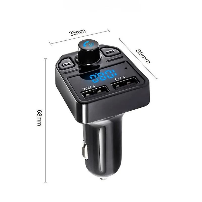 Франшизы автомобильный набор Handsfree Беспроводной Bluetooth FM передатчик ЖК дисплей MP3