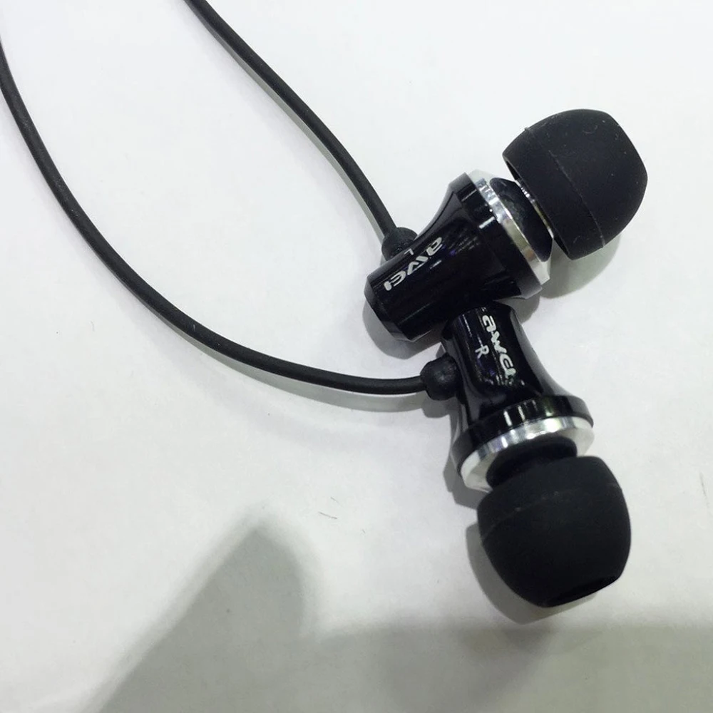 Awei спортивные hands free наушник стерео блютуз беспроводные наушники гарнитура бега