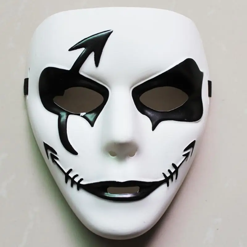 Hip-Hop Hand-Painted Masks Festival Celebrations Masquerade Dances Clown Cosplay Halloween Party Decorations A20 | Дом и сад