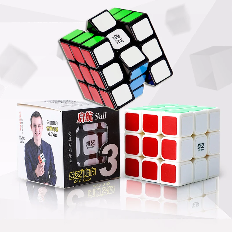 Волшебные классические кубики головоломка 3X3X3 игрушки 3D кубический Рубин