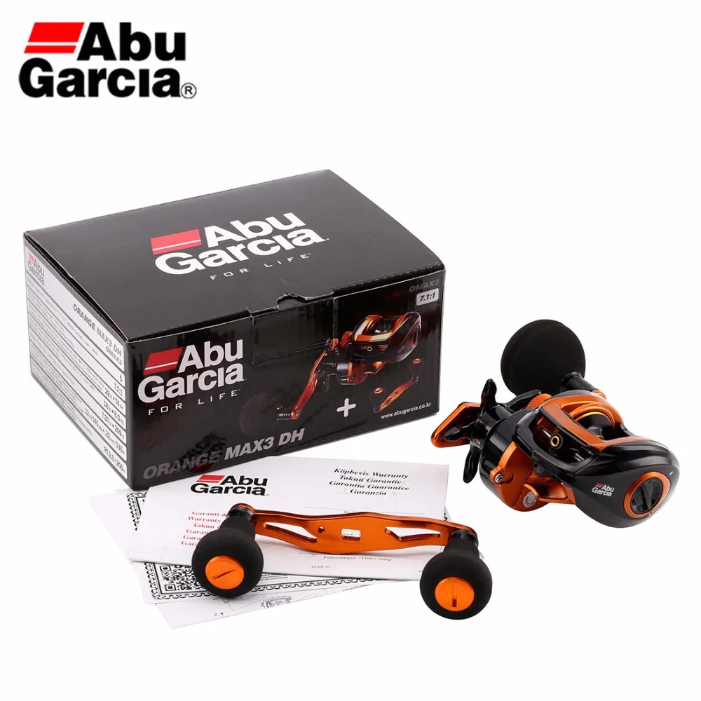 Рыболовная катушка Abu Garcia для заброса приманки с левой и правой ручкой Orange Max OMAX3 4 +
