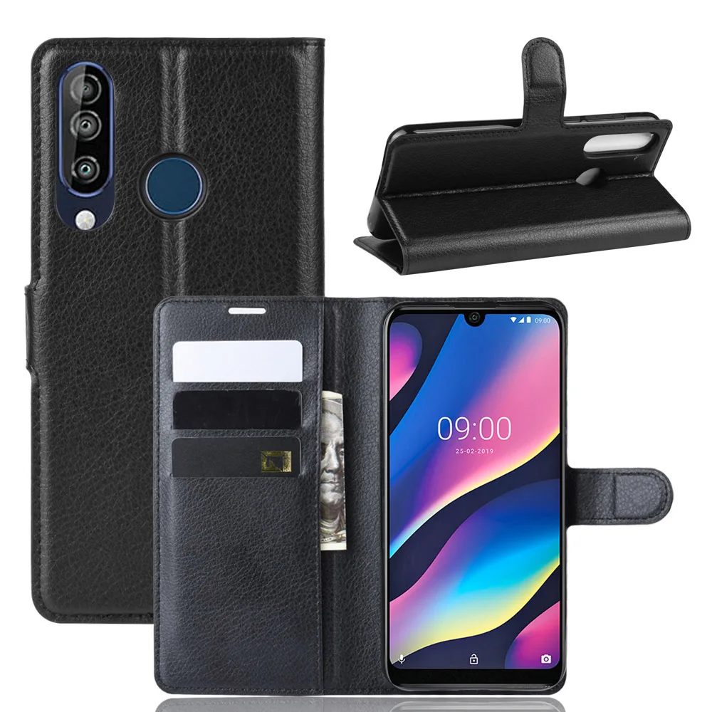 For Wiko Y60 Y80 Sunny 4 Plus Stand Case Luxury PU Leather With Silicone Cover Card Holder Fundas | Мобильные телефоны и