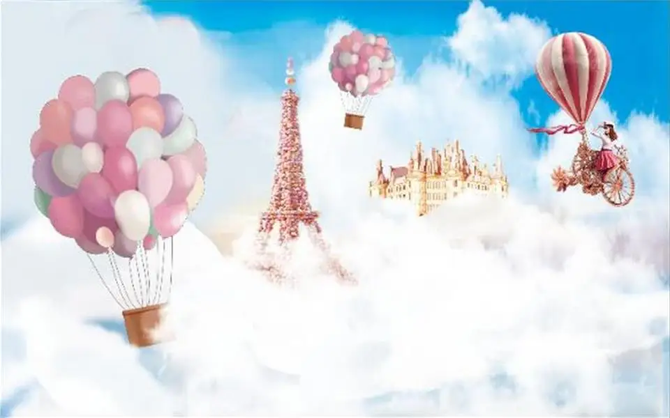 

3d , , , dream cloud fire balloon, , , 3 d