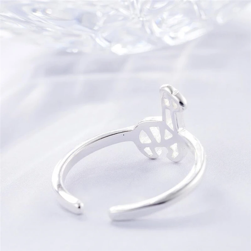 Кольцо женское открытое с изменяемым размером и милым оленем креативный подарок