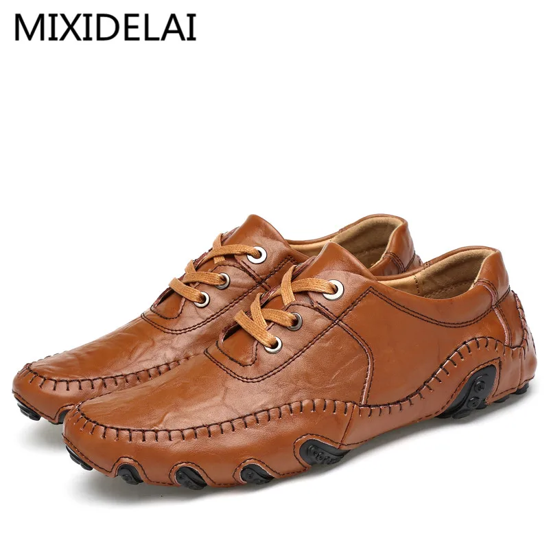 MIXIDELAI брендовые 2022 Новые Роскошные итальянские мужские лоферы из натуральной