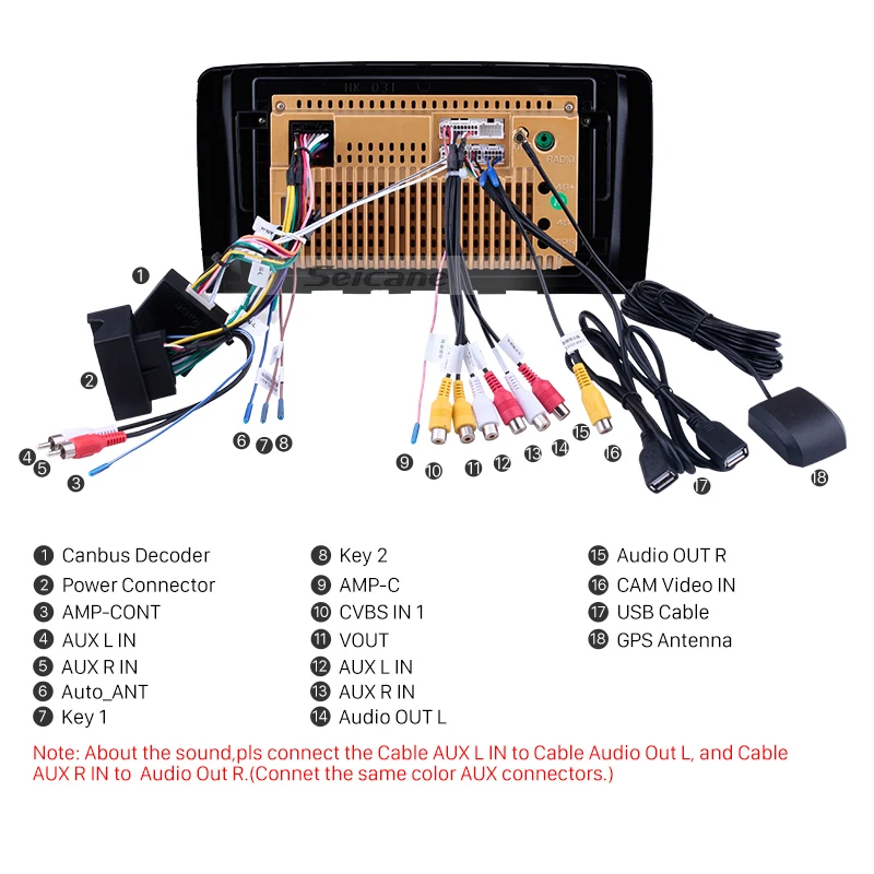 Автомагнитола Seicane для Mercedes Benz R Class W251 R280 R300 R320 R350 R63 2006 2011 2012 2013 Android 8