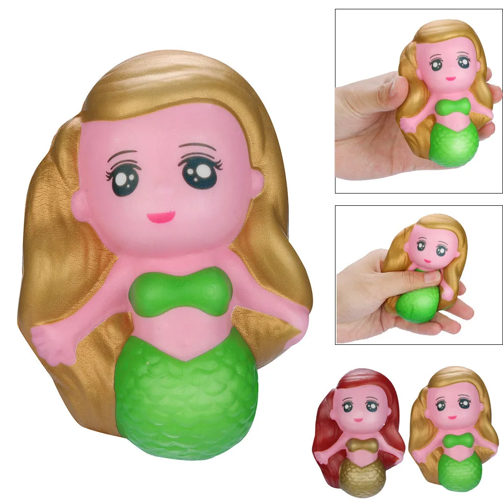 Крем Русалочка Squishies Kawaii медленно восстанавливающий крем с ароматизированным