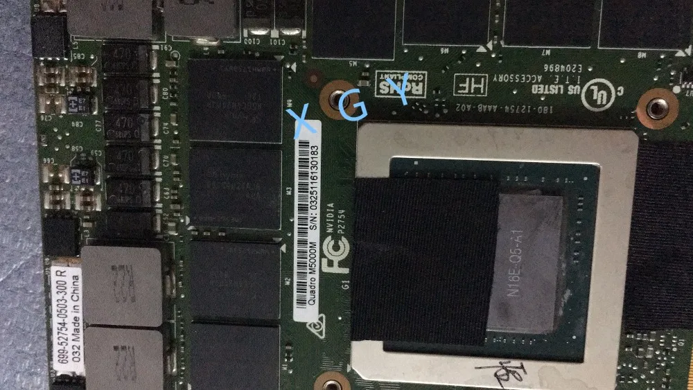 For Precision 7710 M6800 Laptop for Quadro M5000M 8GB GDDR5 MXM 3.0b Card N16E-Q5-A1 CN-01JY2V 01JY2V 1JY2V 100% Test ok | Компьютеры и