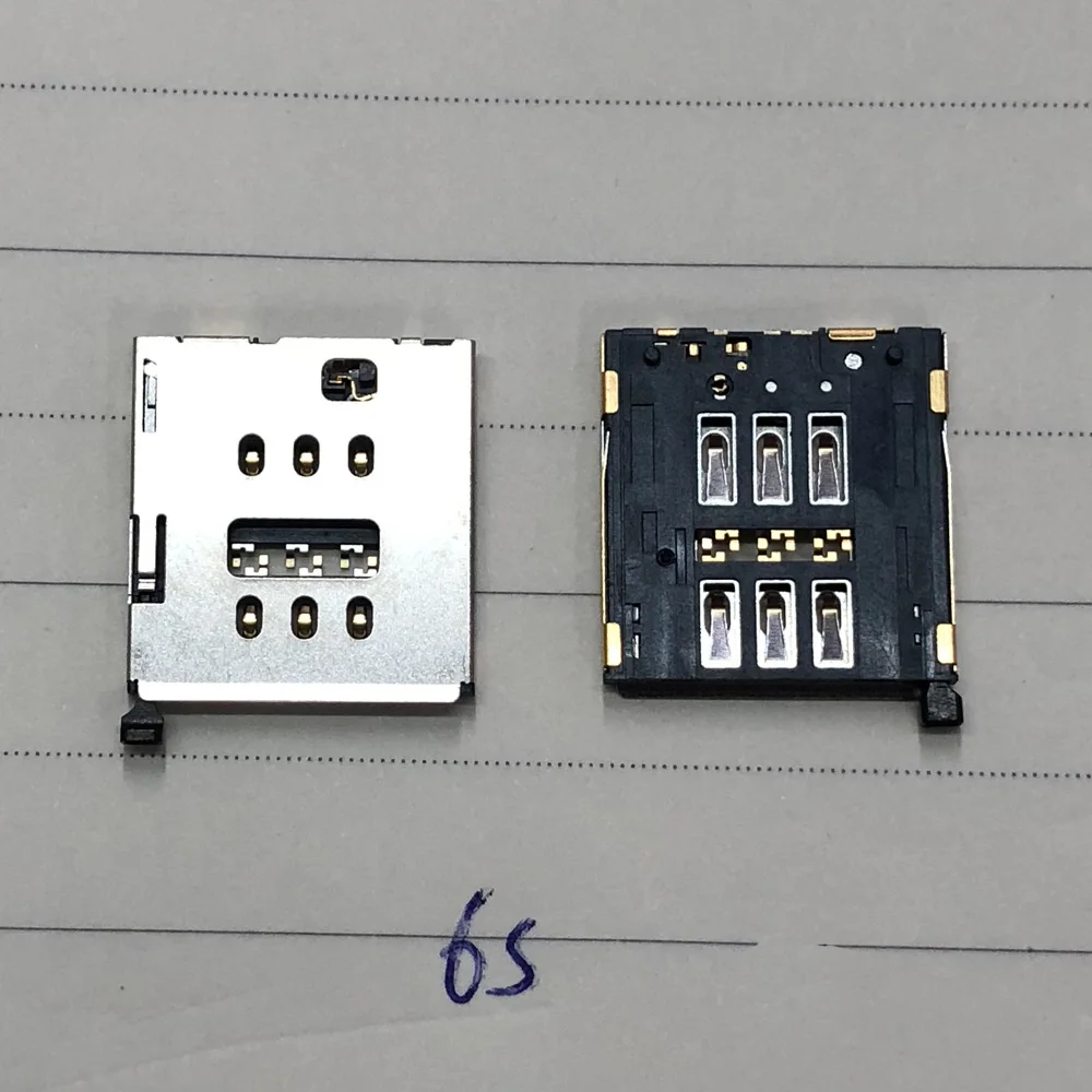 5 шт./лот оригинальный новый разъем для считывания sim-карт iPhone 6S 4 7 дюйма адаптер