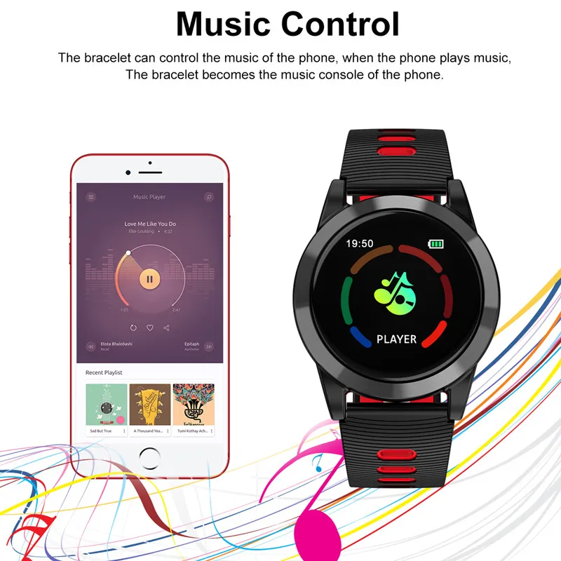 Smart Watch Men Women Waterproof Blood Pressure Smart Wrist Watches Digital Pedometer Bracelet Fitness Tracker For IOS Android