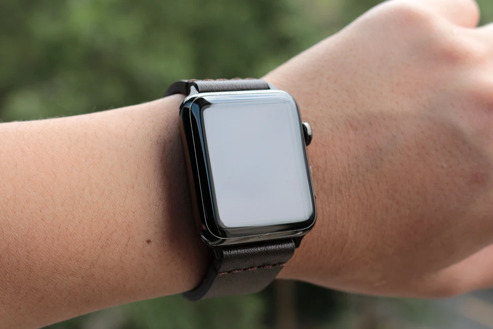 Ремешок URVOI для apple watch series 3/2/1 из мягкой телячьей кожи ремешок iwatch удобный