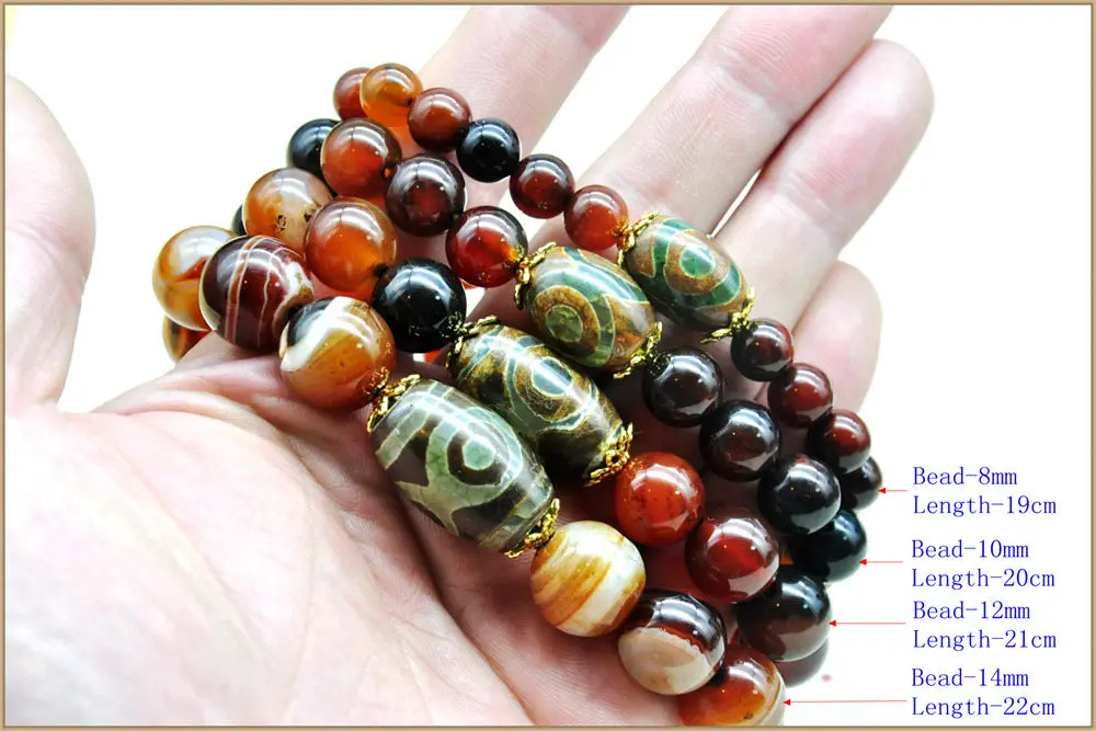Yumten Diy натуральные изумрудные камни бусины дзи Bransoletki Damskie Bayan Bileklik Pulseira Masculina