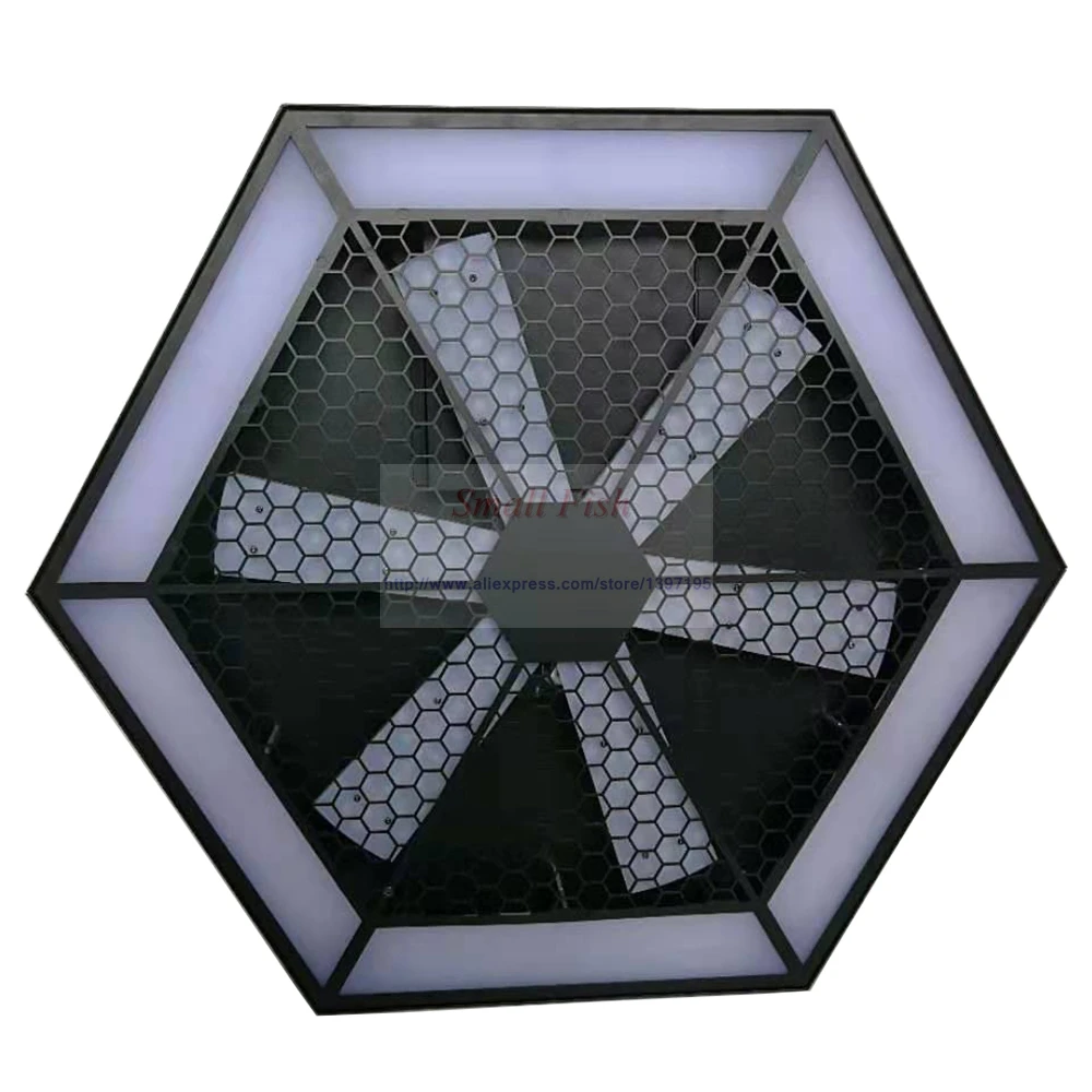 2 шт./лот 200 Вт LED шестигранный вихревой свет сценическое освещение DMX 512 Клубная