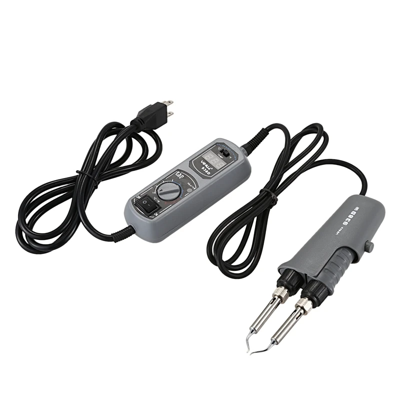 EASY-YIHUA 938D 220V mini portable adjustable electric soldering iron welding tool two in one hot air desoldering station