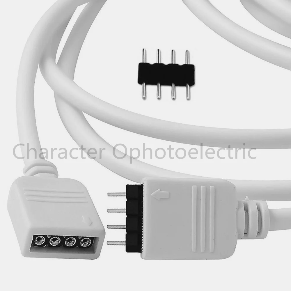 30 см 50 см 100 см 150 см 200 см 250 см 300 см 500 см 4 Pin 3528 5050 RGB Светодиодные ленты Разъем провод удлинитель Женский продлить шнур