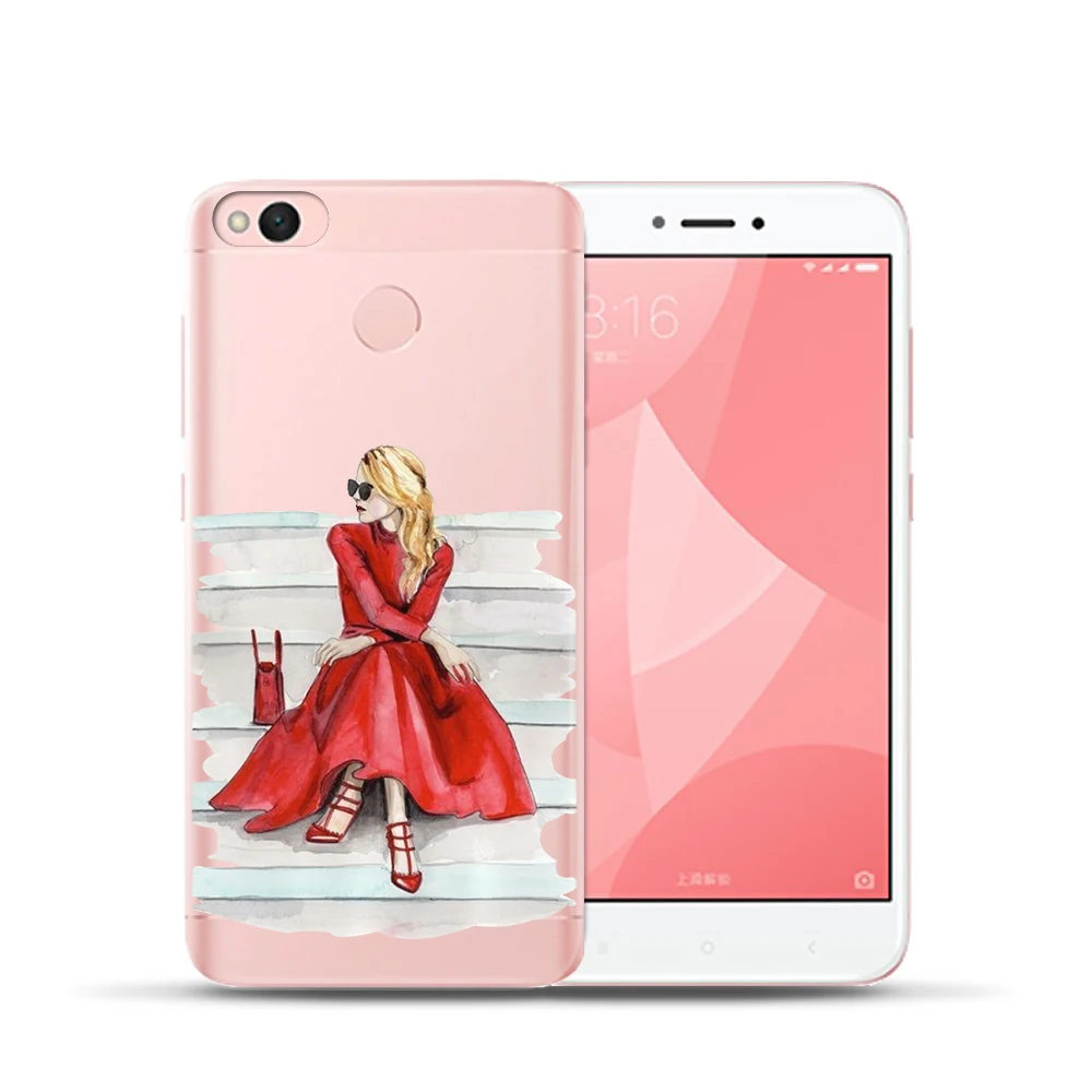 Weldone Новое поступление Модный чехол для девочек Xiaomi Mi 5X a1 Mi6 Redmi 4 Pro Note 4X 4A 5A чехлы