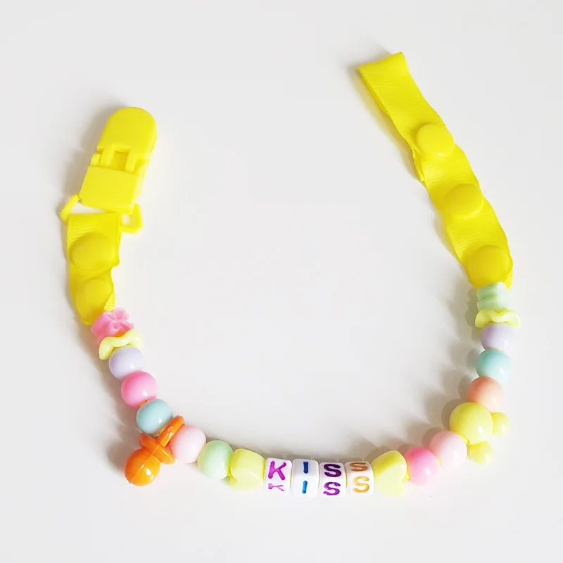 Baby Pacifier Clip Chain New Boys Girls Clips Newborn Dummy Holder Nipple Feeding W0002 | Мать и ребенок