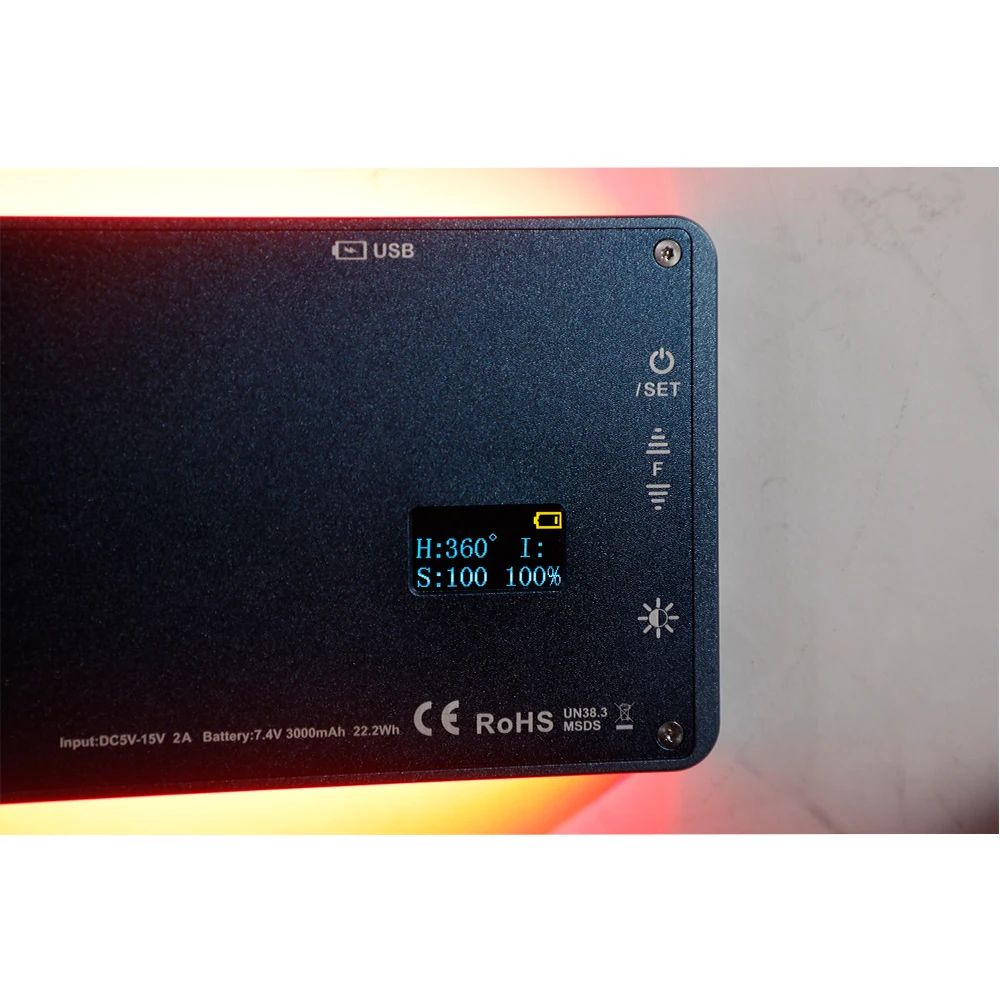 Falcon Eyes RGB мини светодиодный светильник для видео 2500 K-9000 K с регулируемой яркостью на фотокамере светильник ing Video Studio DSLR camera светильник F7