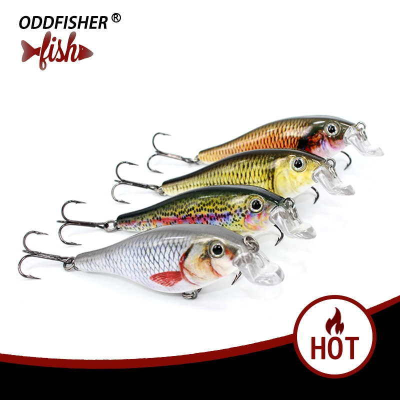 Oddfisher YH10 кренкбейт leurre рыболовный Джеркбейт Приманка &quotЩука&quot Воблер для мелкой