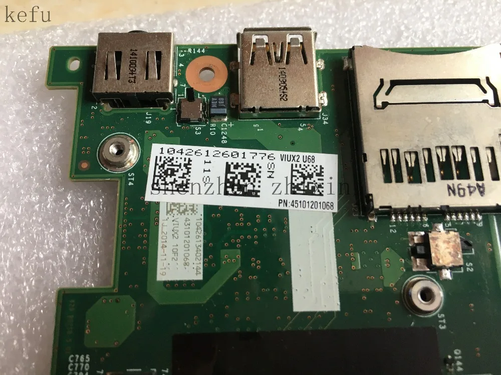 Материнская плата KEFU для ноутбука LENOVO THINKPAD X240 Модель CPU FRU:04X5158 хорошо