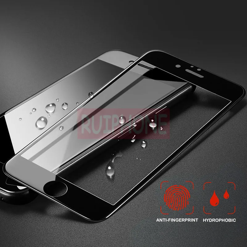 4D закругленные края полное покрытие экрана протектор для iPhone 7 6s 8 6 закаленное стекло на Apple iPhone 6 S 6s 7 8 Plus стеклянная пленка