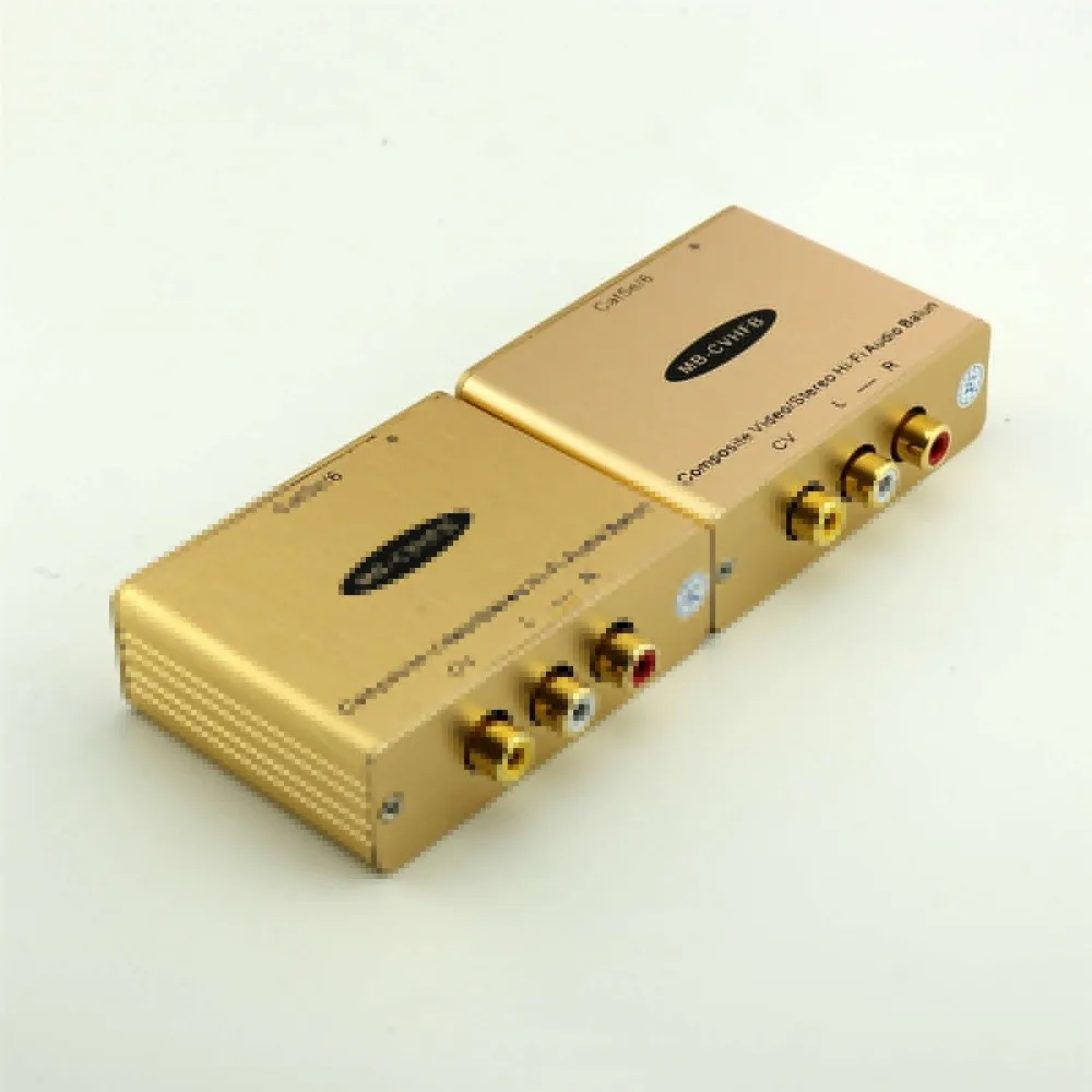 10 пар через один RJ45 Cat5e/6 композитный видео/стерео Hi-Fi аудио Balun удлинитель |