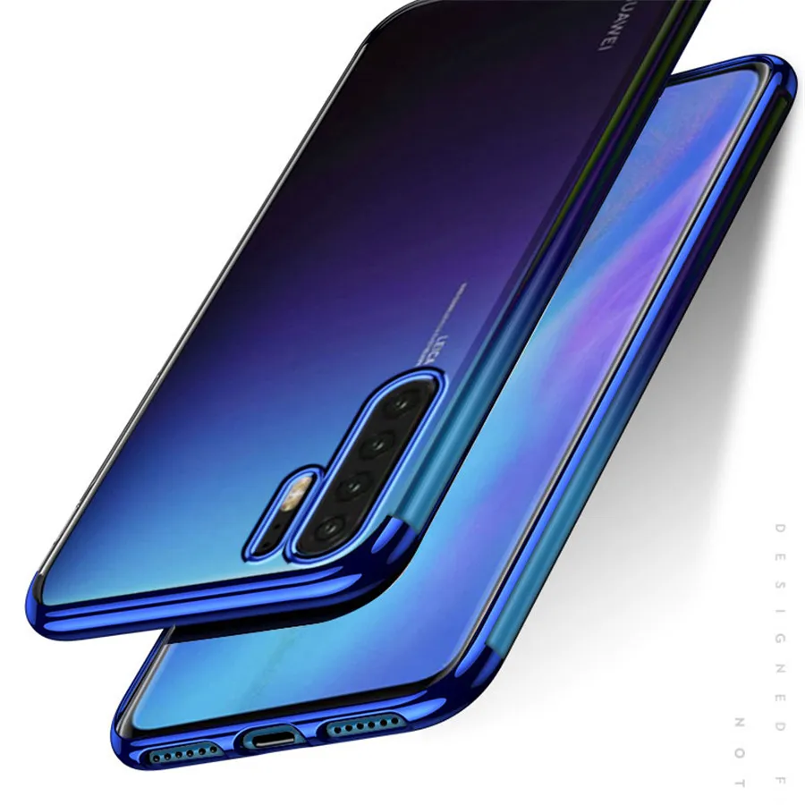 Гальванизированный лазерный ТПУ мягкий чехол для Huawei P9 10 20 30 Plus Lite Pro Nova 3e 4 P Smart 2019