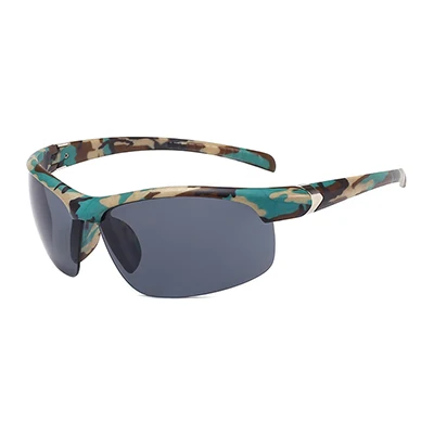 Camo Gray Новые рыболовные солнцезащитные очки на открытом воздухе UV400 ЗАЩИТА Пешие прогулки Вождение Велоспорт очки унисекс дорожный велосипед MTB очки - Цвет: Camo Gray