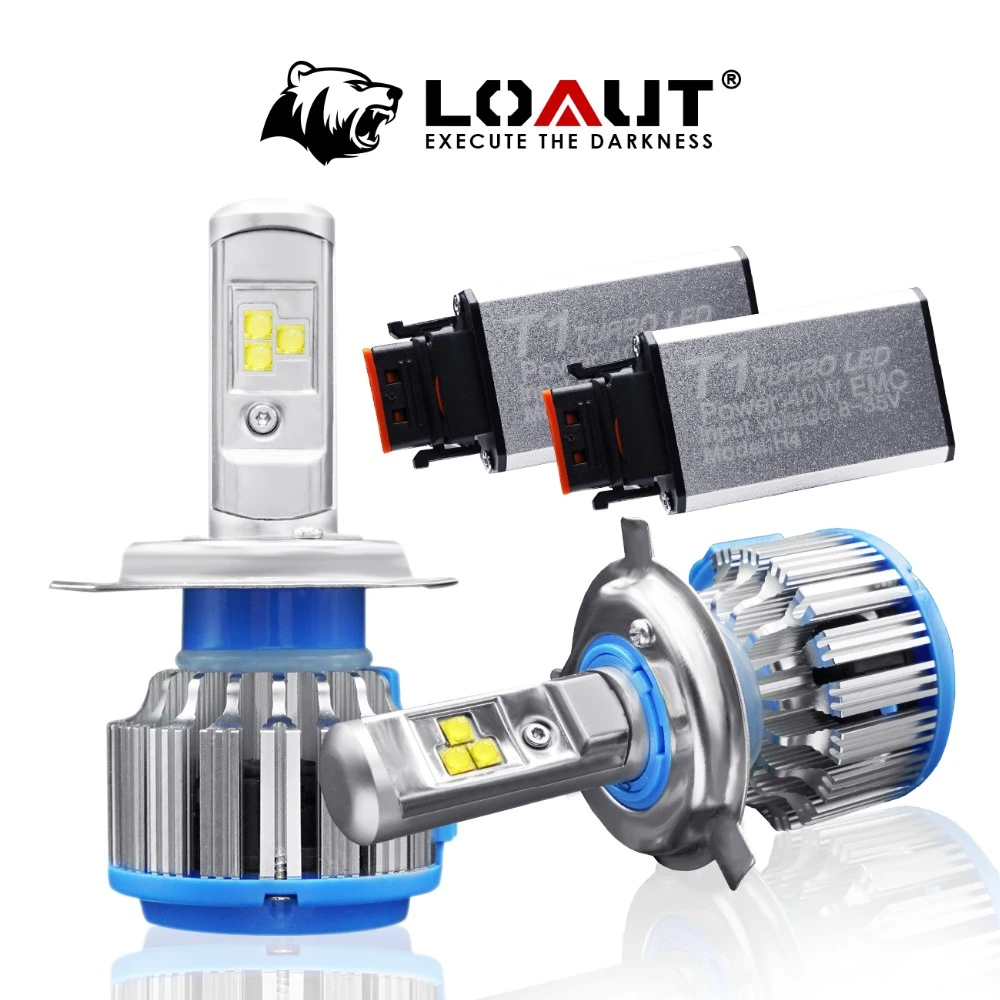 Светодиодный налобный фонарь H7 H4 светодиодный из России T1 Turbo H8/H11 9005 9006 H1 H3 9012 H13 9004
