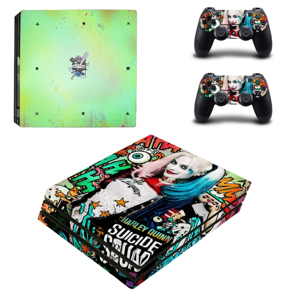 Отряд Самоубийц Harley Quinn PS4 Pro наклейка на кожу Виниловая для консоли Playstation 4 и 2