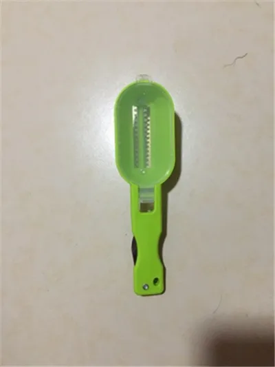 Рыбья чешуя кожи Remover Scaler и нож Fast Cleaner инструменты для уборки на кухне выскабливание рыбья чешуя скребок Кухня аксессуары D5