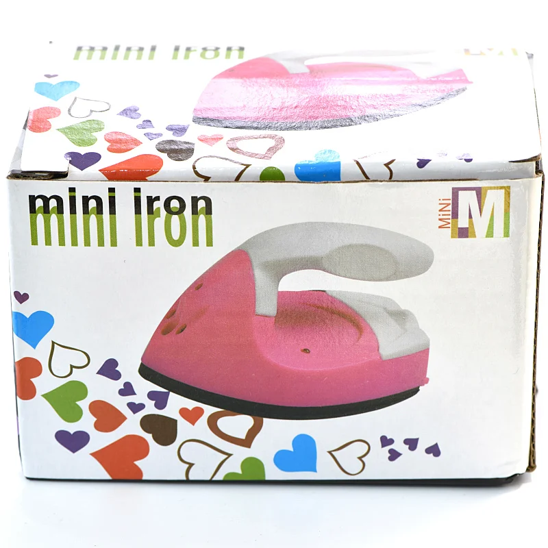 Pink Color Mini Iron Hot Fix Paper Handheld Electronic with Thermostat Bottom for Children DIY F0057 | Дом и сад