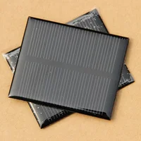 BUHESHUI Solar Panel 5.5V 0.5W  Mini Solar Cell For Small Power Appliances Solar Toy Panel Education Kits 68x55.6x3mm 500pcs/lot