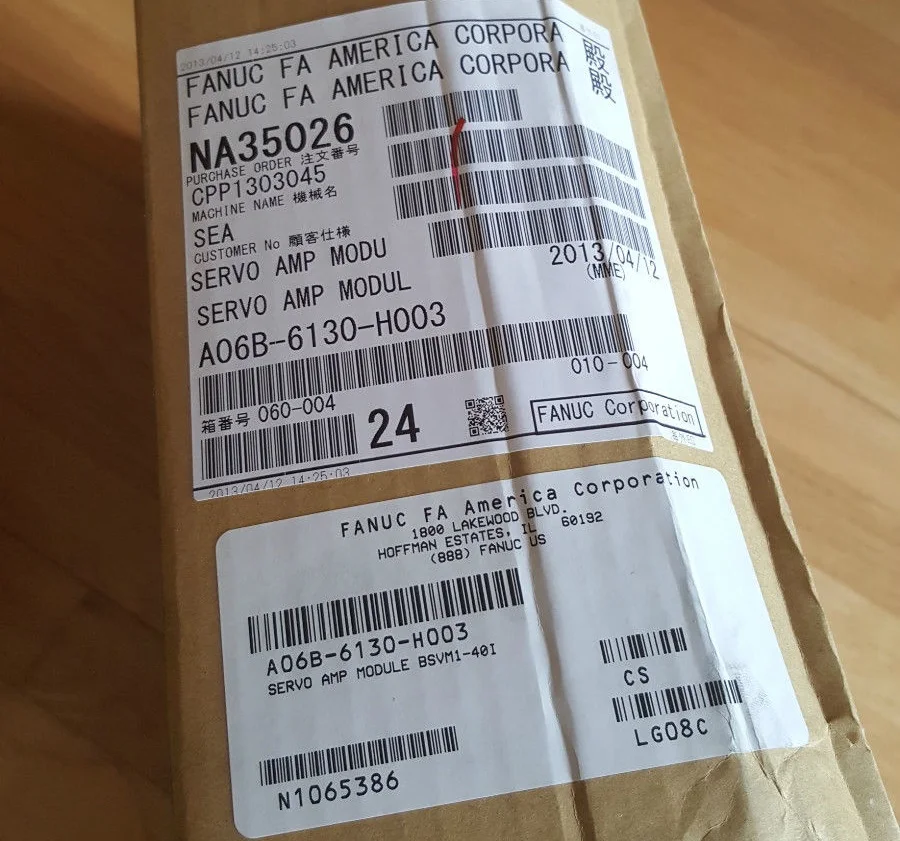 Fanuc Beta servo усилитель A06B-6130-H130 для нового оригинального японского мотора |