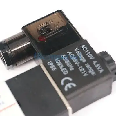 AC110V 3V210 08 3 позиционный 2 1/4 &quotПневматический Соленоидный клапан корпус из