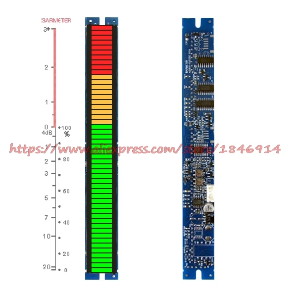 

High quality VU table module with peak holding function Used to adjust the range, dynamic range, audio settings