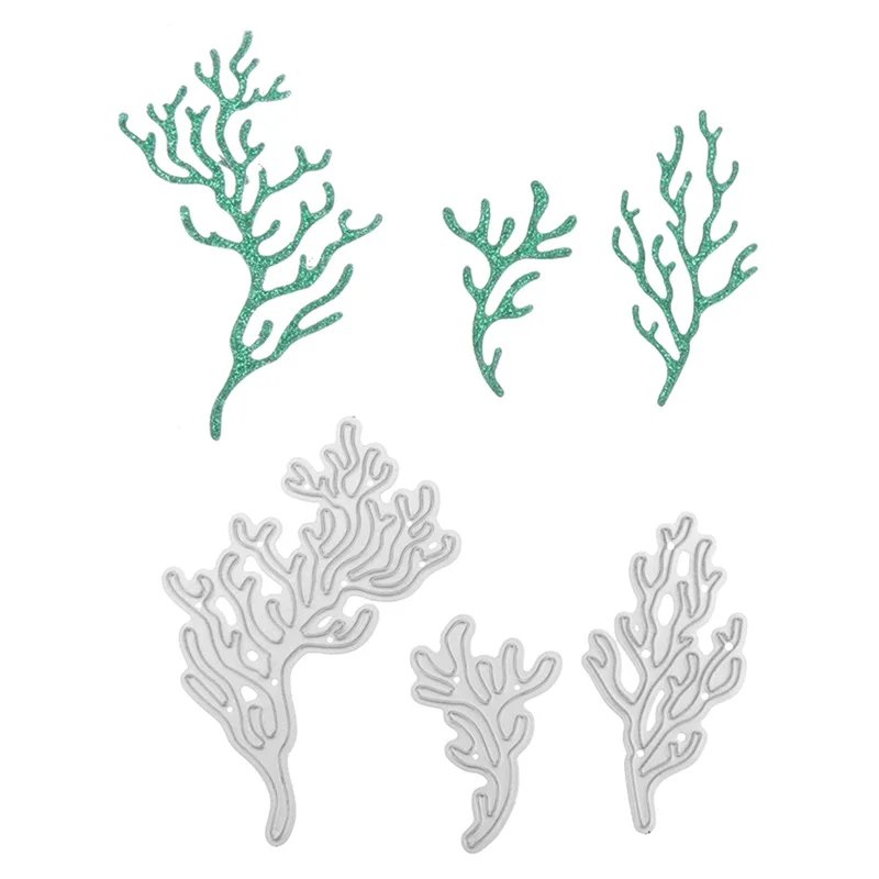 

Seabed Corals Metal Die Cuts Cutting Dies For Scrapbooking Embossing Decorative Crafts DIY Paper Cards Making New 2018 Diecut