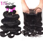 Tinashe волосы 360 кружевной фронтальный с пучками Remy человеческие волосы 2 3 пучка с фронтальной перуанской объемной волнистой связкой с фронтальной
