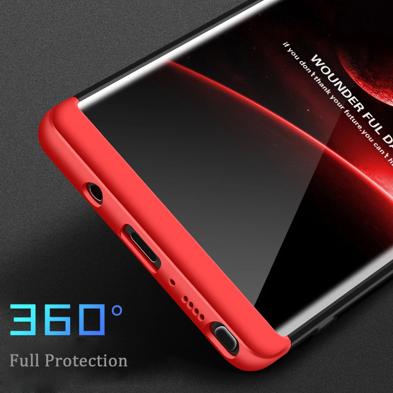 MLLSE 3 в 1 жесткий двойной Dip 360 полная защита чехол для телефона SAMSUNG Galaxy Note 8 S8 Plus