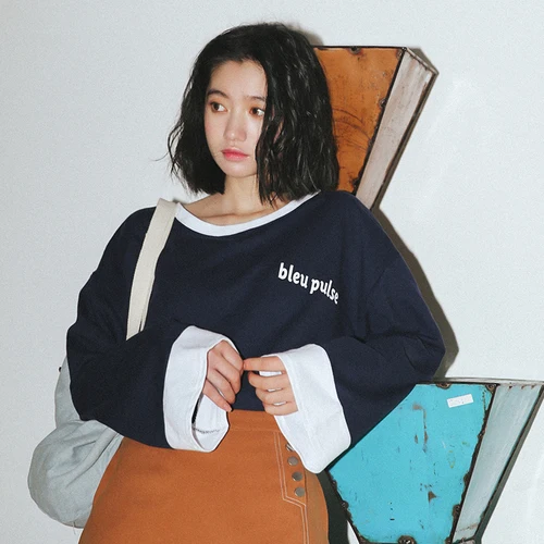 Футболка с длинным рукавом женская весенняя 2020 | Женская одежда