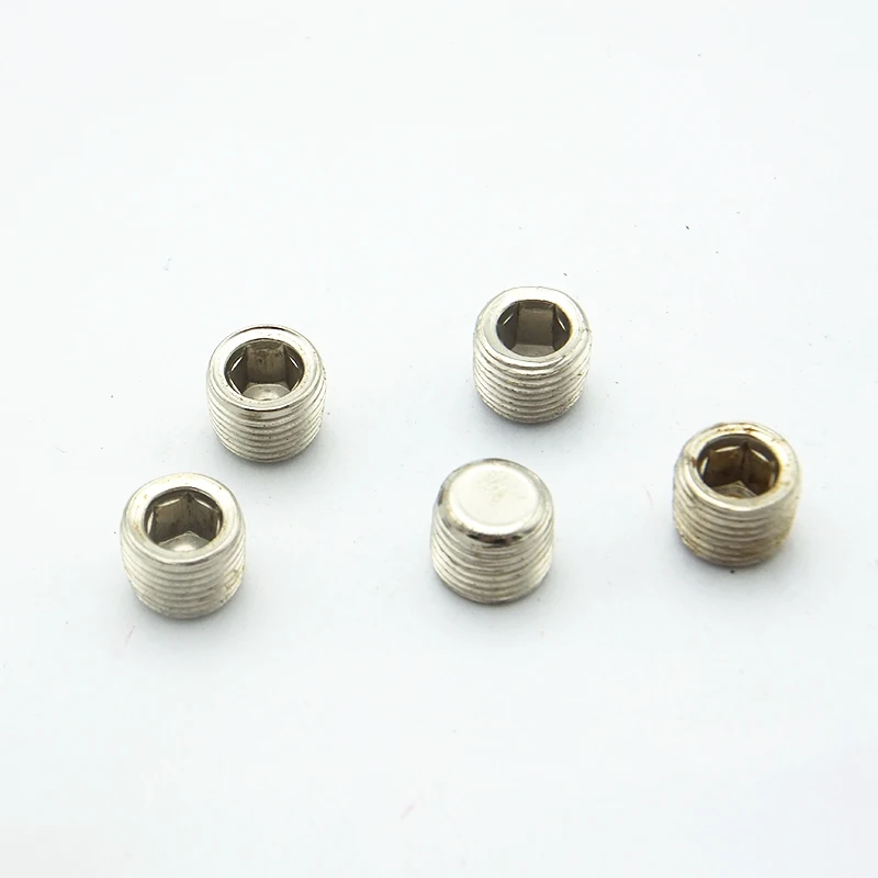 5 шт. 1/8 &quotштекер BSP Шестигранная Торцевая крышка Соединительный соединитель