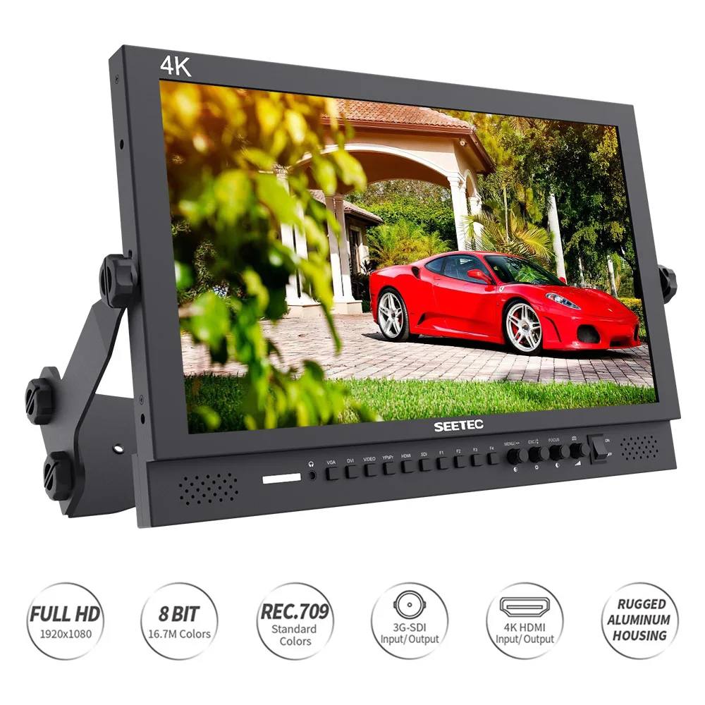 Bestellen SEETEC P173-9HSD 17,3 Zoll Pro Broadcast-Monitor 4 K HD 1920x1080 Aluminium Design LCD Desktop-Monitor Mit 3G SDI HDMI AV YPbPr